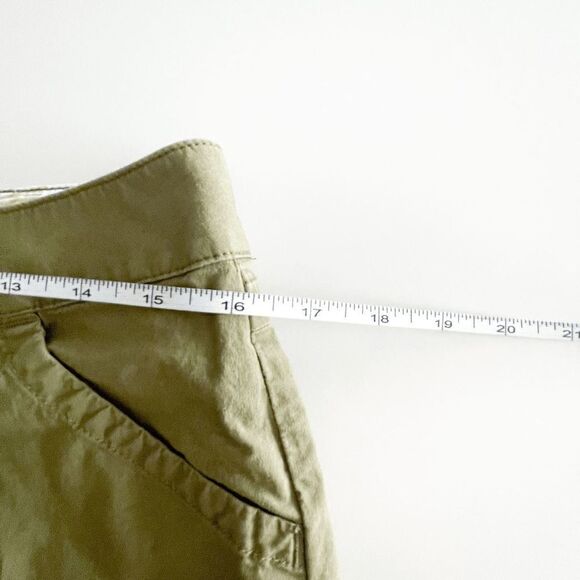 Mec Women's Folded Hem Mini Shorts Olive Green Size 6 - Picture 7 of 9